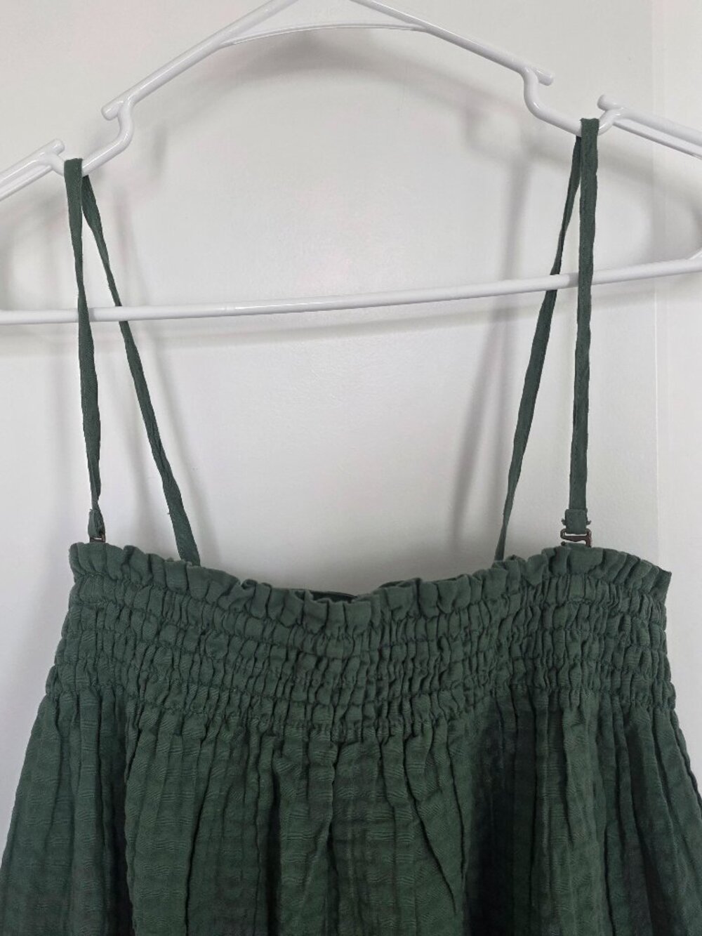 Free People Green Maxi Tank Dress - Size Large - Picture 2 of 9